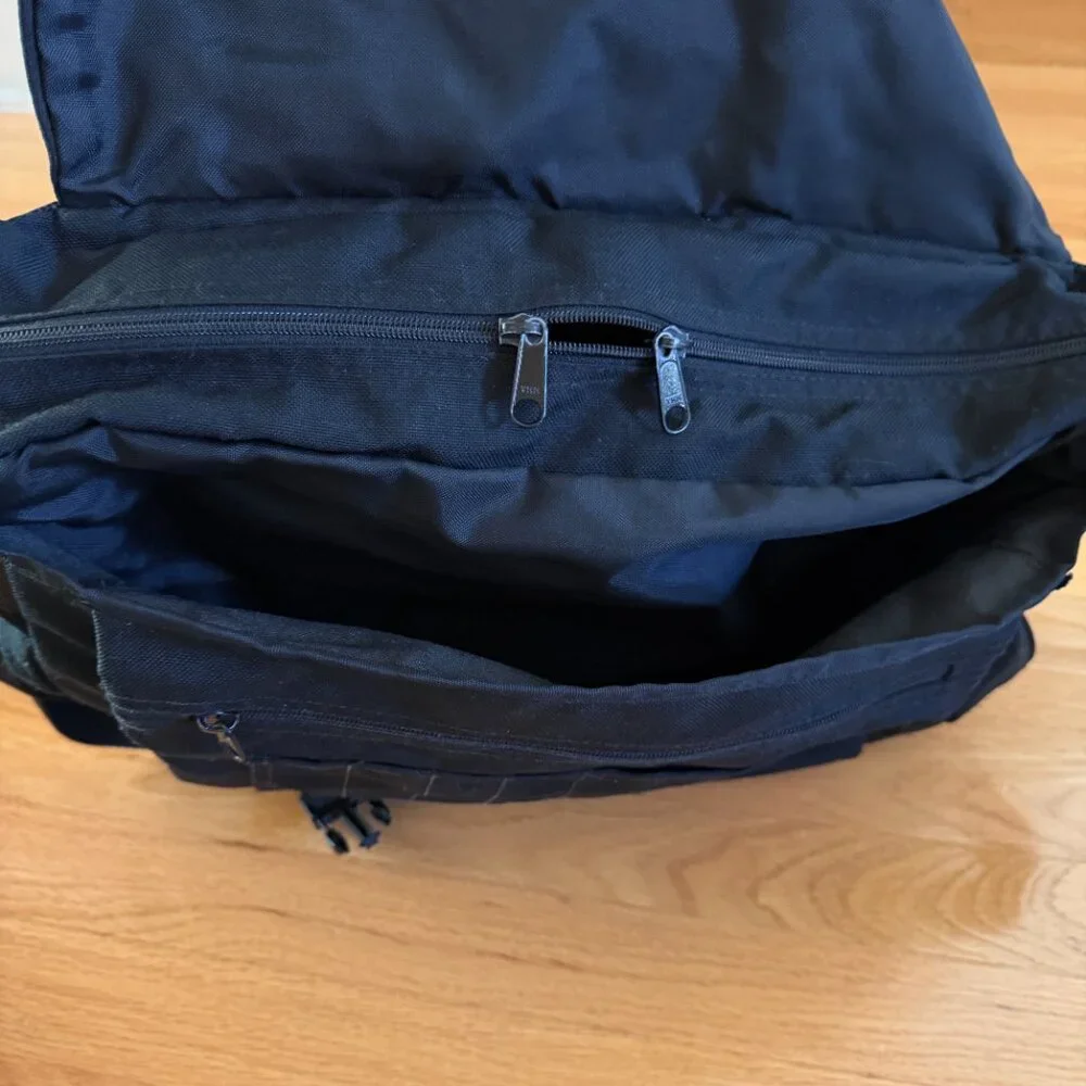 Eddie Bauer Black Messenger Bag